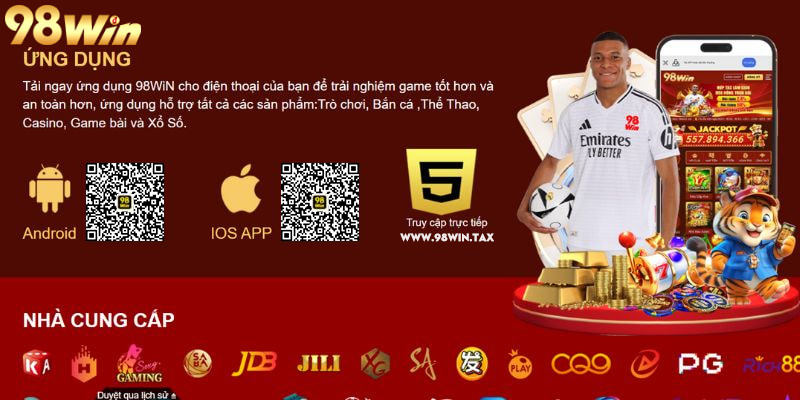 Tải app 98win cực nhanh ở hệ điều hành Android
