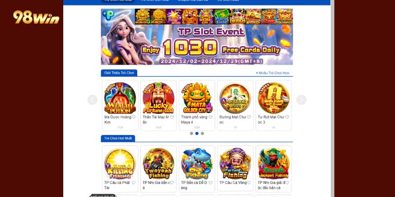 Nhiều trò chơi bắn cá 98win mới mẻ và đa dạng