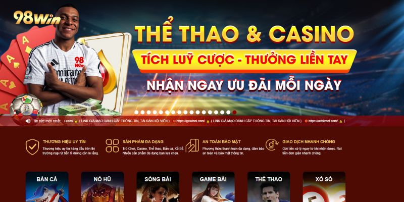 Một số lưu ý quan trọng khi tham gia khuyến mãi 98win