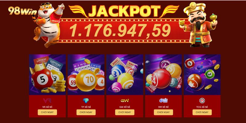 Tổng quan về sảnh game xổ số 98win