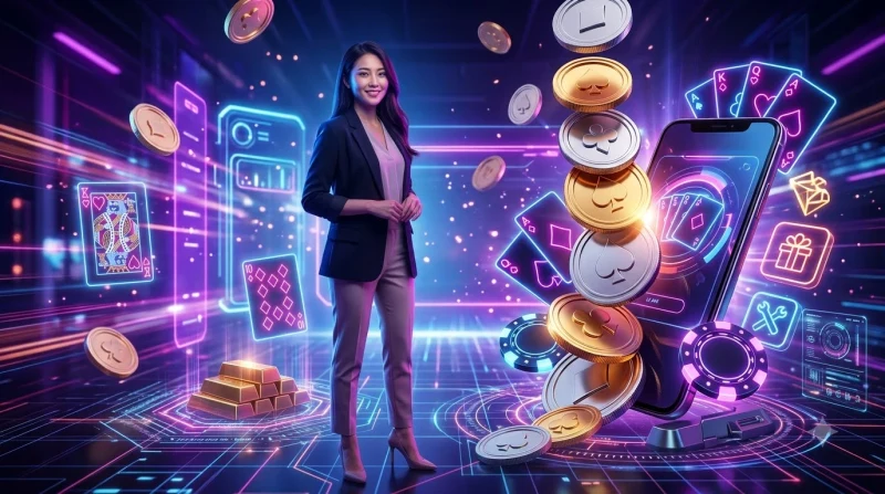 Biểu tượng cảnh báo, đồng hồ cát và giới hạn ngân sách minh họa các sai lầm nên tránh khi chơi game đánh bài online