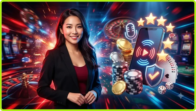 Công nghệ truyền phát Live Casino chất lượng cao tại 98Win