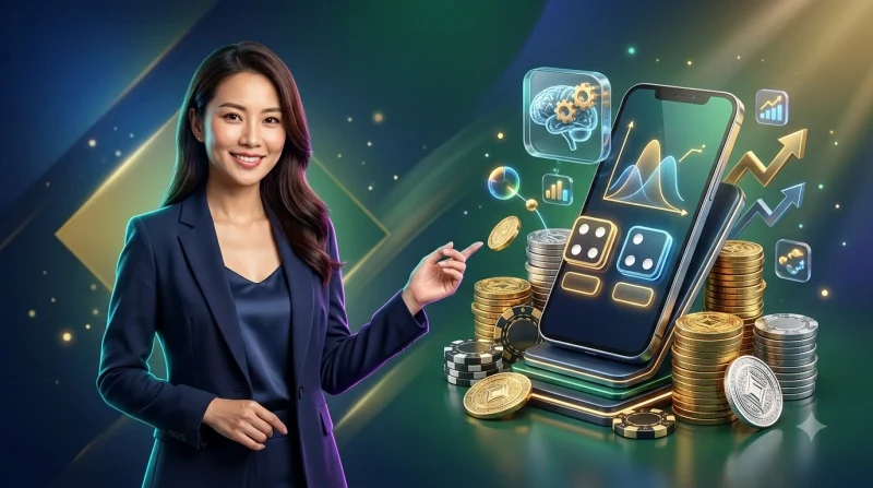 Sơ đồ khái niệm chuỗi xử lý của thuật toán tài xỉu: tạo kết quả, tính tổng và đối chiếu điều kiện